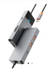 WIWU Linker 7in1 USB-C to (USB-C+2xUSB3.1+HDMI+SD-MicroSD+PD) 100W Grey (A721HD)