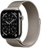 Apple Watch Series 11 GPS + Cellular 46mm Natural Tit. Case w. Natural Milanese Loop - S/M (MFCY4)
