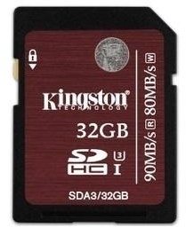 Kingston 32 GB SDHC UHS-I U3 SDA3/32GB