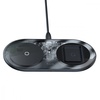 Baseus Simple 2-in-1 Wireless Charger 18W (WXJK-A01) Crystal
