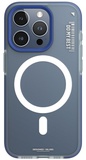 Blueo Dual Color Phone Case for iPhone 15 Pro Max with MagSafe Dark Blue