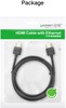 Ugreen Cable Slim Black 4K HDMI 2.0 (60Hz) 1m