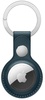 Apple AirTag Leather Key Ring Midnight Blue