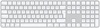 Apple Magic Keyboard with Touch ID and Numeric Keypad for Mac with Apple silicon USB-C White Keys (MXK73)
