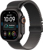 Apple Watch Ultra 4 Black Titanium Case with Black Titanium Milanese Loop - Large (MJAX4)