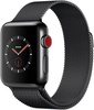 Apple Watch Series 3 GPS + Cellular 38mm Space Black Stainless Steel w. Space Black Milanese L. (MR1H2)