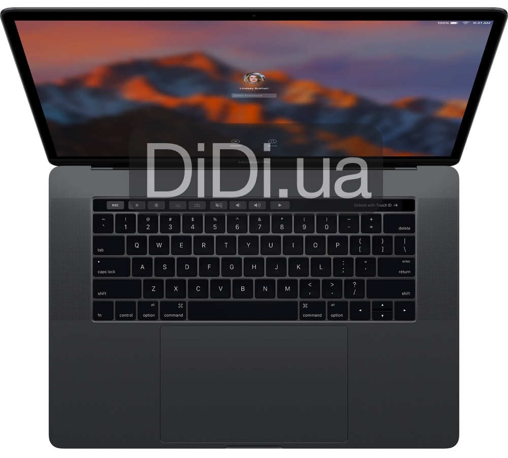 Apple MacBook Pro 15 with Touch Bar Space Gray (MPTR2) 2017