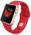 Apple Watch Sport 38mm Gold Aluminum Case with Red Sport Band (MMEC2)