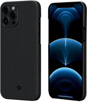 Pitaka MagEZ Case Plain for iPhone 12 Pro Max Black/Grey (KI1202PM)