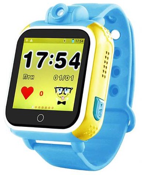 SmartWatch TD-07 (Q200) GPS-Tracking 3G Blue