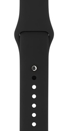 Apple Sport Band for Watch 42mm/44mm/45mm/46mm/49mm Black (MJ4Q2, MTPL2)