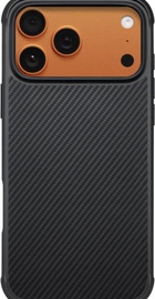 Pitaka Aramid ProGuard Case for iPhone 17 Pro 600D Black/Grey [Twill] (KI1701MGP)
