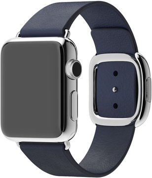 Apple Modern Buckle for Watch 38mm/40mm/41mm/42mm Midnight Blue Medium (MJ5C2)