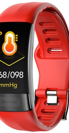 Lemfo P11 с датчиком ЭКГ (Красный)