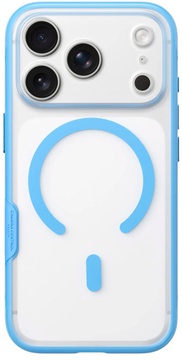 Blueo Skin Friendly Stain & Slip Resistant Magnetic Case iPhone 18 Pro / 17 Pro Light Blue