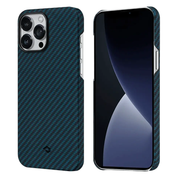 Pitaka MagEZ Case 2 Twill Black/Blue for iPhone 13 Pro (KI1308P)