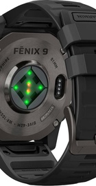 Garmin Fenix 9 51mm Carbon Gray DLC Titanium with Black Silicone Band (010-04763-10/11)