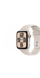 Apple Watch SE 2 GPS 40mm Starlight Aluminium Case with Starlight Sport Band S/M (MR9U3)