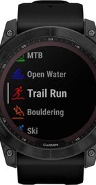 Garmin Fenix 7X Solar Slate Gray with Black Band (010-02541-00/01)