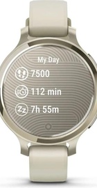 Garmin Lily 2 Active Lunar Gold with Bone Silicone Band (010-02891-00)