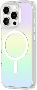 AmazingThing Minimal Case for iPhone 16 Pro with MagSafe Rainbow Clear