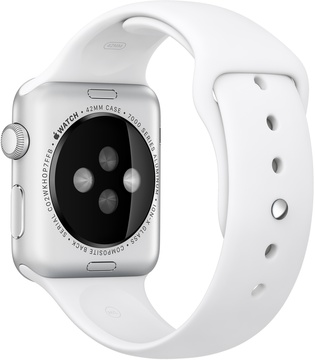 Apple Sport Band for Watch 42mm/44mm/45mm/46mm/49mm White (MTPK2, MJ4M2)