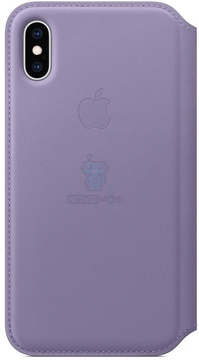 Apple iPhone XS Leather Folio - Lilac (MVF92)