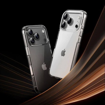 Rock Crystal Series case for iPhone 17 Pro Transparent
