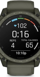 Garmin tactix 8 - 51 mm AMOLED Cerakote Olive w. Applied Ballistics Ultralight (010-04553-11/10)