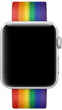 Apple Watch Woven Nylon Band 42mm/44mm/45mm/46mm/49mm Pride Edition (MQ4G2)