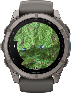 Garmin Fenix 9 51mm Titanium with Pebble Gray Silicone Band (010-04763-00/01)