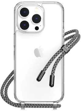 SwitchEasy Play Lanyard Shockproof Clear Case Elegant for iPhone 14