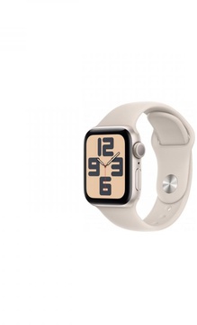 Apple Watch SE 2 GPS 40mm Starlight Aluminium Case with Starlight Sport Band S/M (MR9U3)