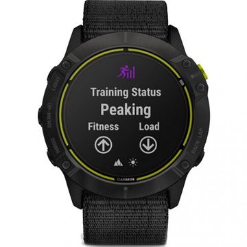 Garmin Enduro Black DLC Titanium with Black UltraFit Nylon Strap (010-02408-01)