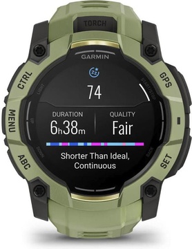 Garmin Instinct 3 50mm AMOLED Green with Fern Green Band (010-03020-02)