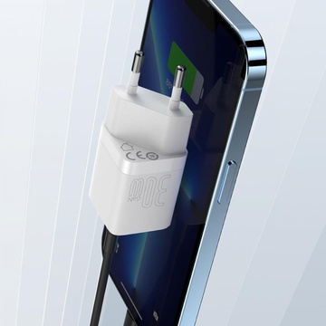 Baseus GaN3 Fast Charger Type-C 30W White (CCGN010102)