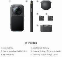 Insta360 X6 Essentials Bundle Midnight Black (CINSABXA-X603)