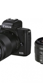 Canon EOS M50 Mark II kit (15-45mm + 55-200mm) IS STM Black (4728C041)