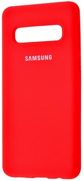 Samsung Silicone Cover Red for Galaxy S10 Plus