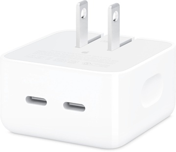 Apple 35W Dual USB-C Port Compact Power Adapter (MNWM3) LLA (амер. вилка)