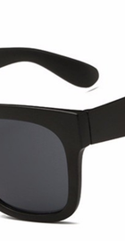 Classic Vintage Sunglasses Men Matte Black