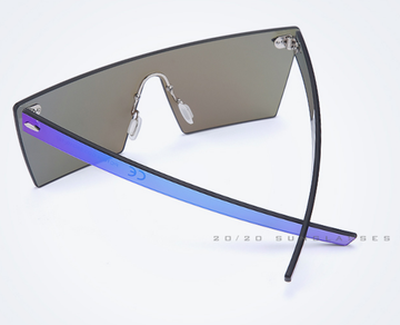 20/20 Brand Vintage Sunglasses Flat Lens Blue Revo (model 1604)