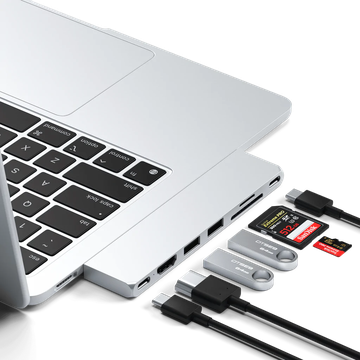 Satechi Aluminum USB-C Pro Hub Slim Adapter Silver (ST-HUCPHSS)