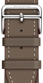 Apple Watch Hermes Leather Single Tour 38mm/40mm/41mm/42mm Etoupe Swift (MNHM2)