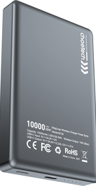Choetech PD 20W 10000 mAh Ultra-Thin Magnetic Power Bank Black