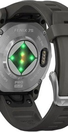 Garmin Fenix 7S Pro Solar Silver w. Graphite Band (010-02776-00/01)
