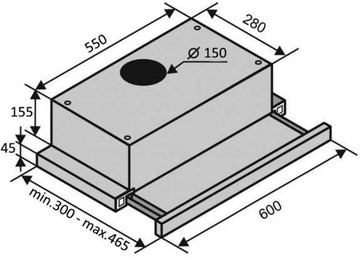 Ventolux GARDA 60 BK (900) LED