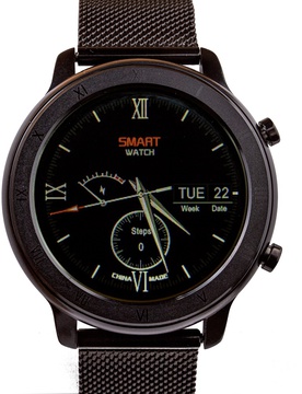 Jiks Watch с пульсоксиметром (Metal-Black)