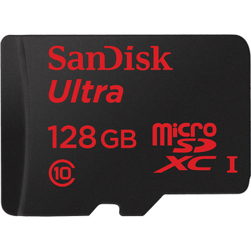 SanDisk Ultra microSDXC 128GB Class 10 UHS-I (SDSQUNC-128G-GN3MN)