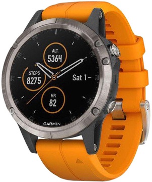 Garmin Fenix 5 Plus Sapphire Orange (010-01988-05)